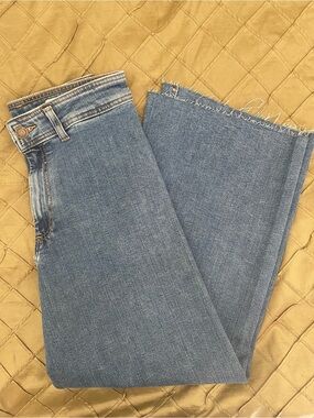 Zara Marine high rise wide leg jeans